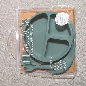 Lila & Jack 4 Piece Silicone Meal Set